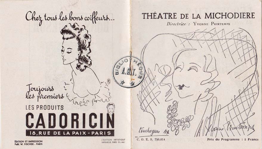 Les programmes de Théatre de l\