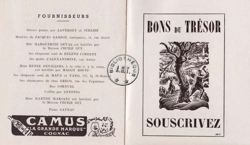 Les programmes de Théatre de l\