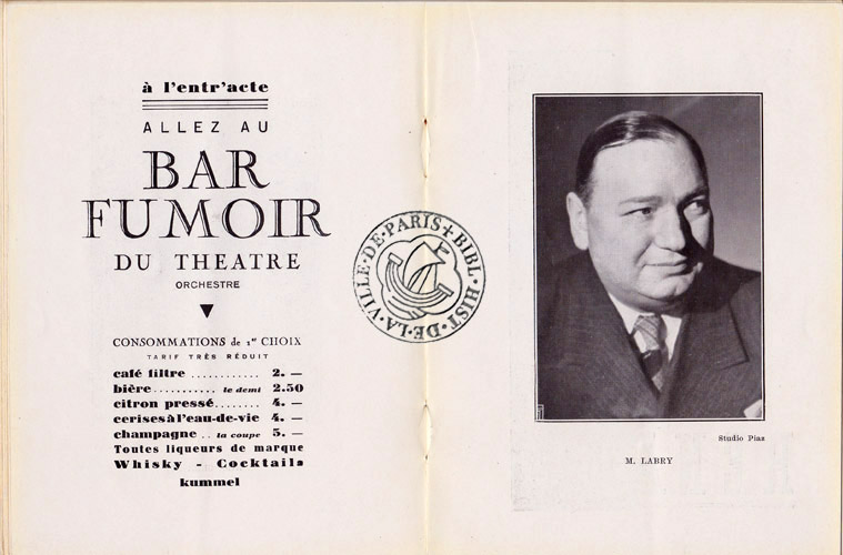 Les programmes de Théatre de l\