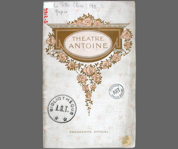 Les programmes de Théatre de l\