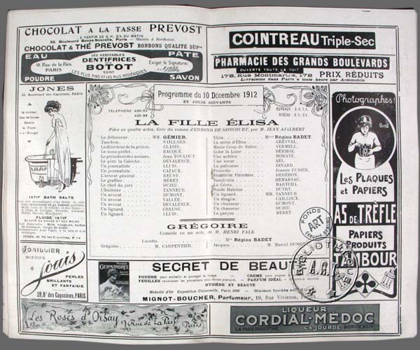 Les programmes de Théatre de l\