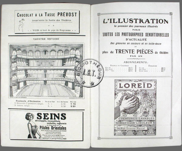 Les programmes de Théatre de l\