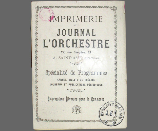 Les programmes de Théatre de l\