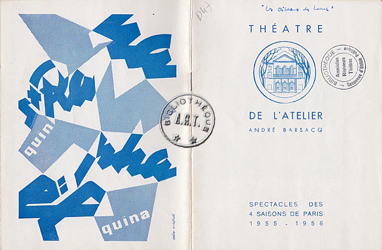 Les programmes de Théatre de l\