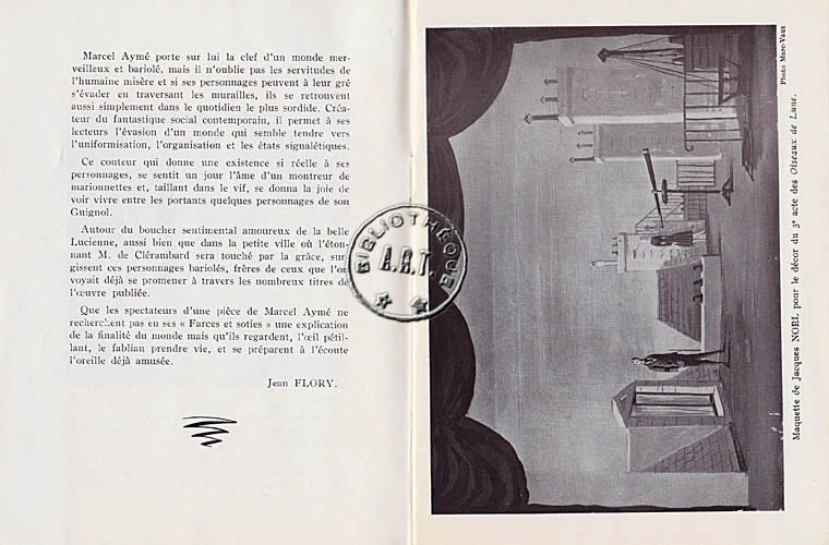 Les programmes de Théatre de l\