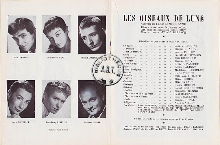 Les programmes de Théatre de l\