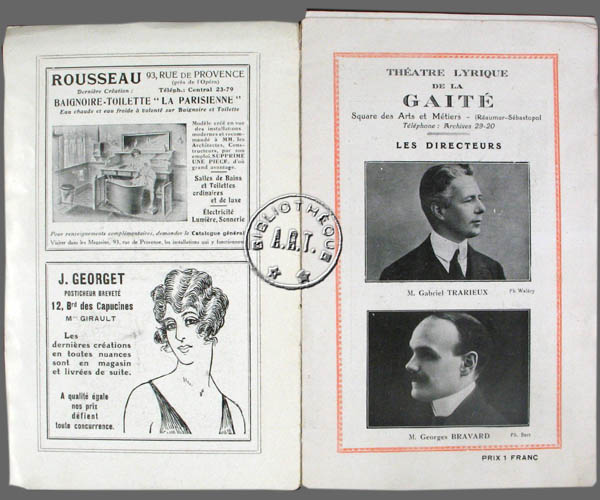 Les programmes de Théatre de l\