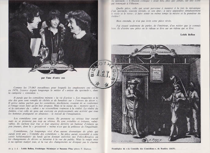 Les programmes de Théatre de l\