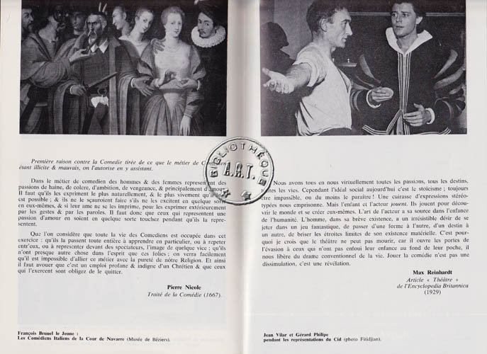 Les programmes de Théatre de l\