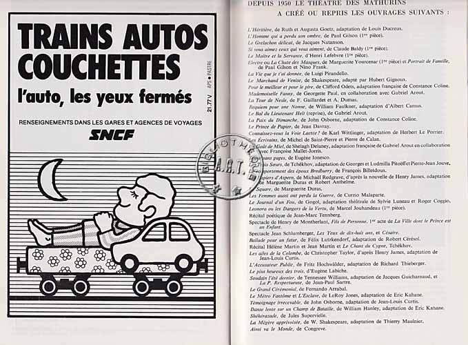 Les programmes de Théatre de l\