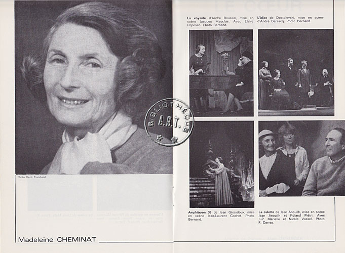 Les programmes de Théatre de l\