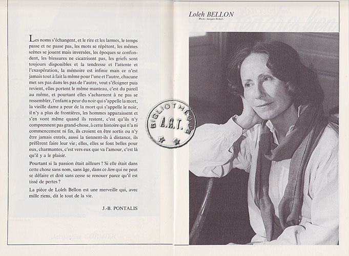 Les programmes de Théatre de l\