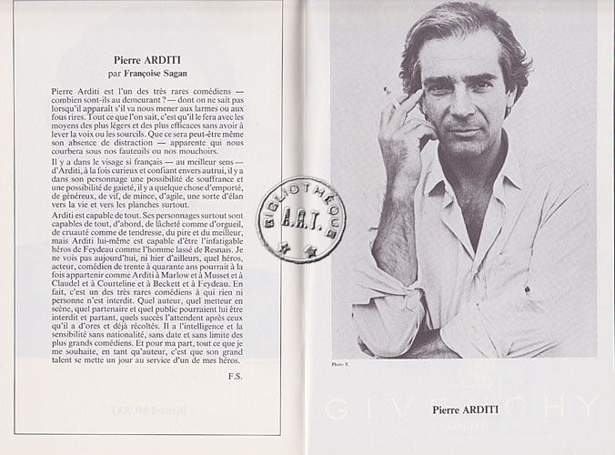 Les programmes de Théatre de l\