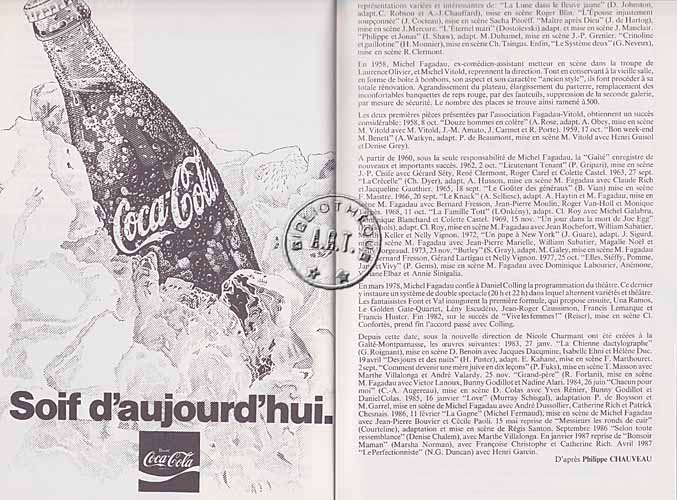 Les programmes de Théatre de l\