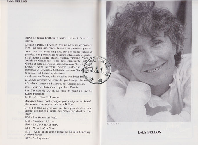 Les programmes de Théatre de l\