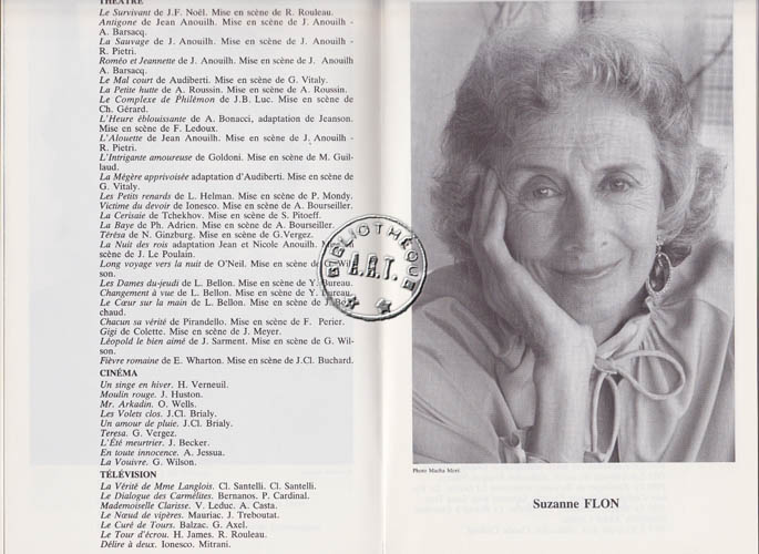 Les programmes de Théatre de l\