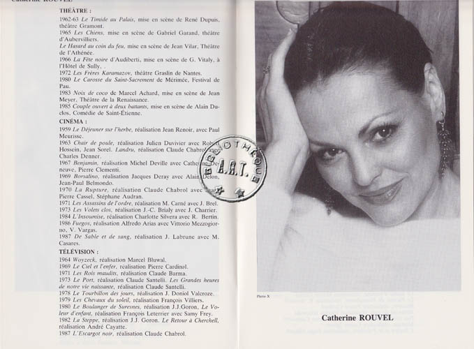 Les programmes de Théatre de l\