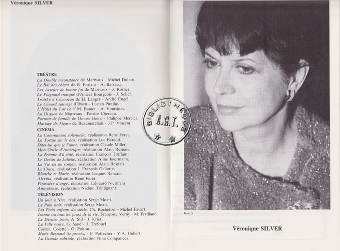 Les programmes de Théatre de l\