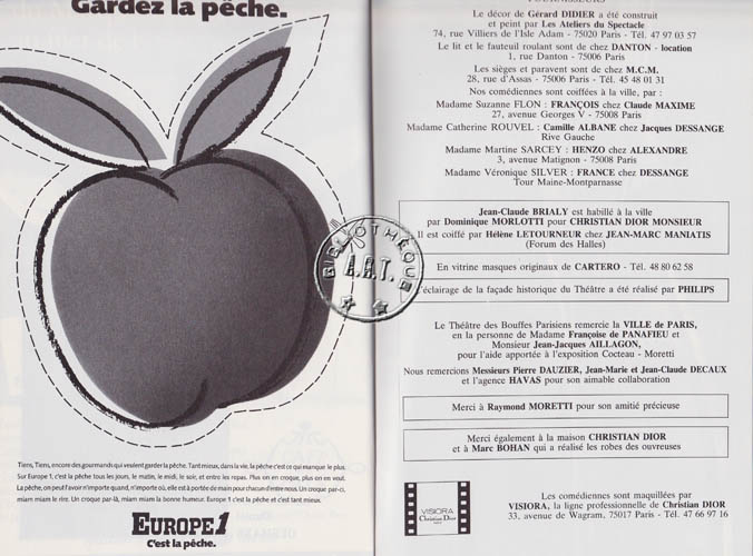 Les programmes de TThéatre de l\