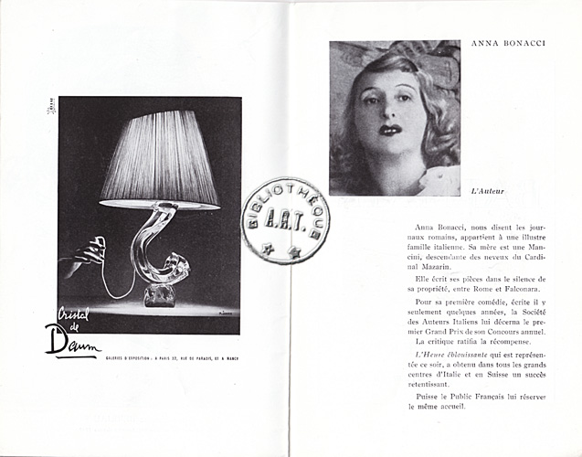 Les programmes de Théatre de l\