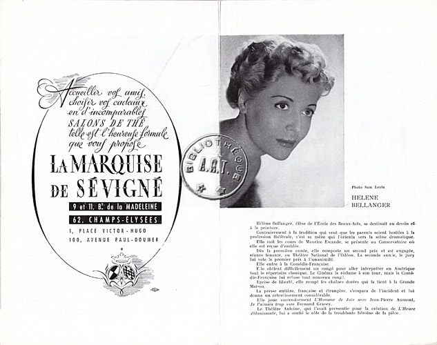 Les programmes de Théatre de l\