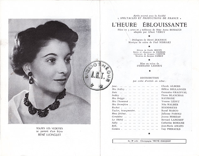 Les programmes de Théatre de l\