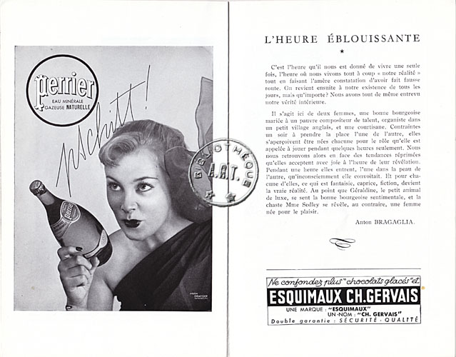 Les programmes de Théatre de l\