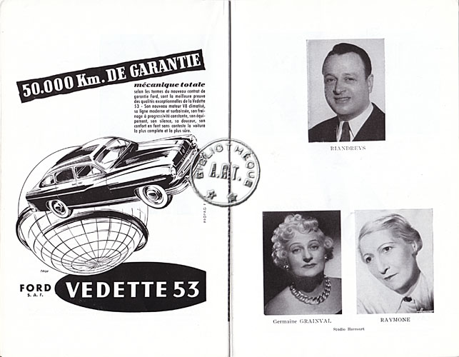 Les programmes de Théatre de l\