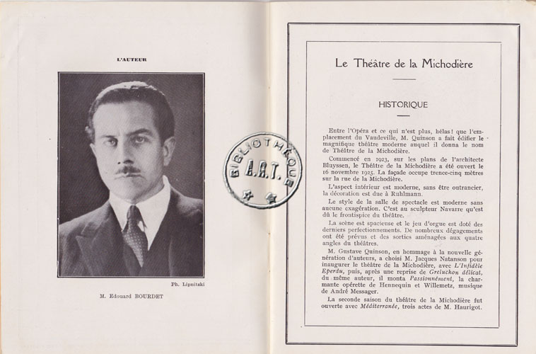Les programmes de Théatre de l\