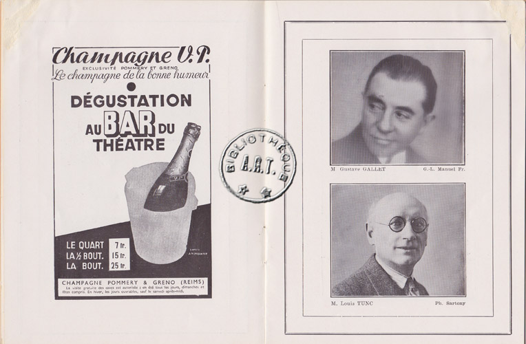Les programmes de Théatre de l\