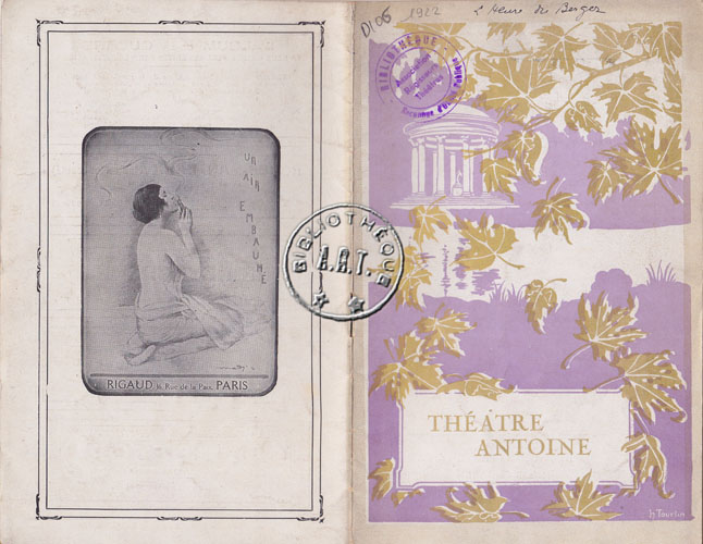 Les programmes de Théatre de l\