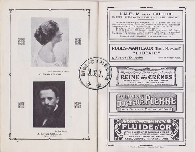 Les programmes de Théatre de l\