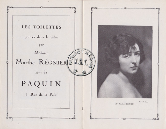 Les programmes de Théatre de l\