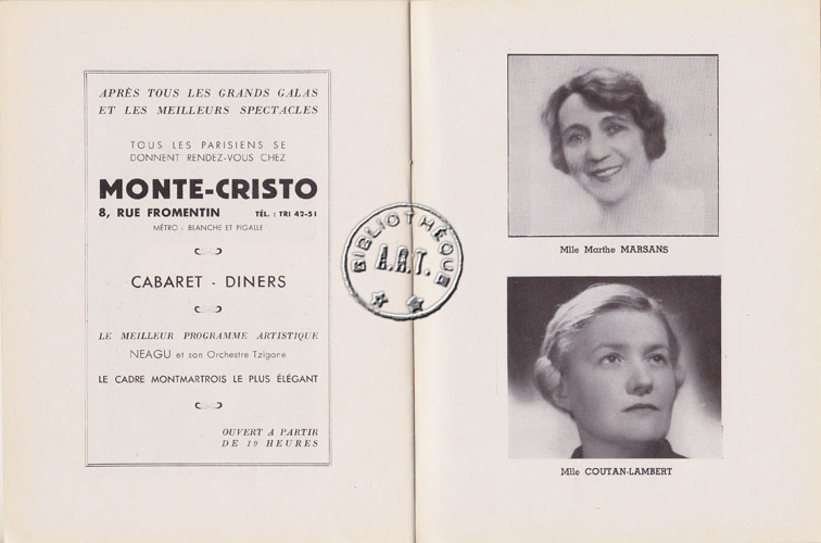 Les programmes de Théatre de l\