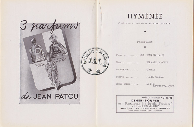 Les programmes de Théatre de l\