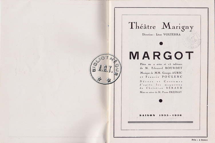 Les programmes de Théatre de l\