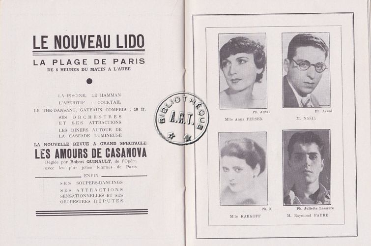 Les programmes de Théatre de l\
