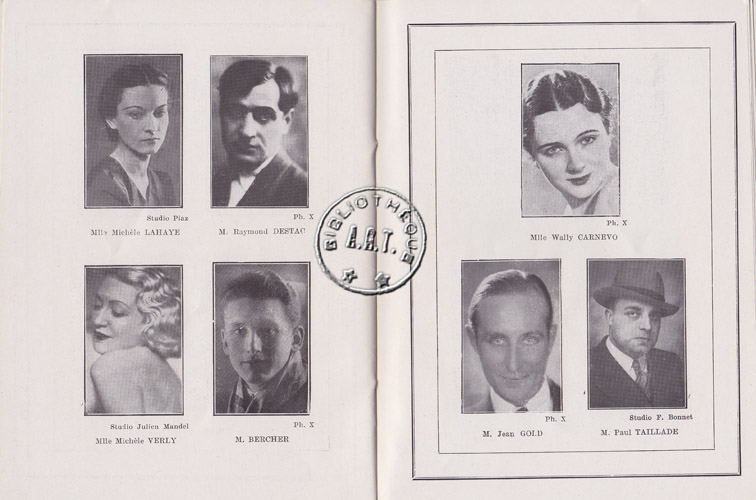 Les programmes de Théatre de l\