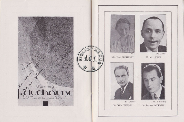 Les programmes de Théatre de l\