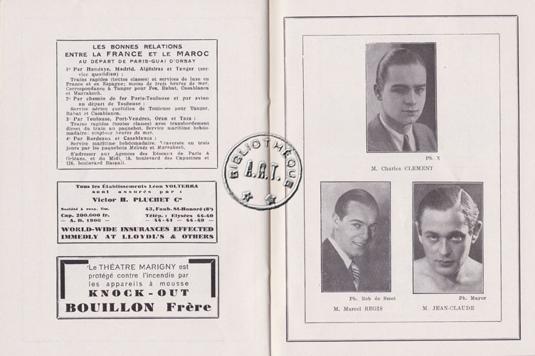 Les programmes de Théatre de l\