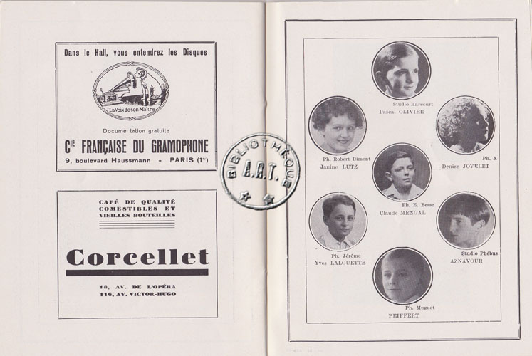 Les programmes de Théatre de l\