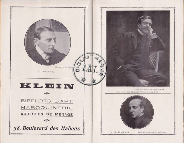 Les programmes de Théatre de l\