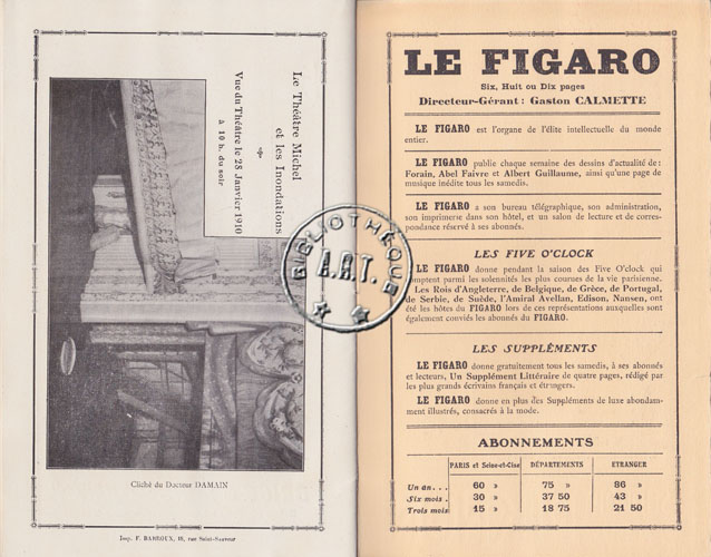 Les programmes de Théatre de l\