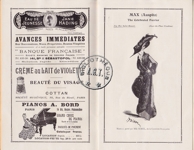 Les programmes de Théatre de l\