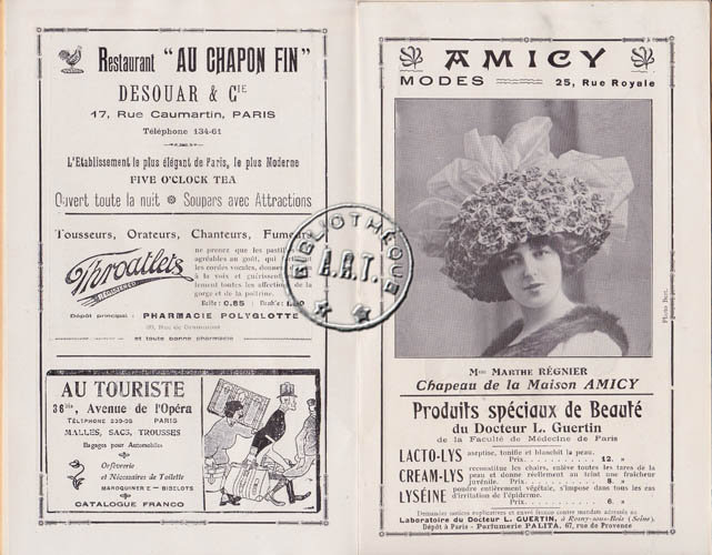 Les programmes de Théatre de l\