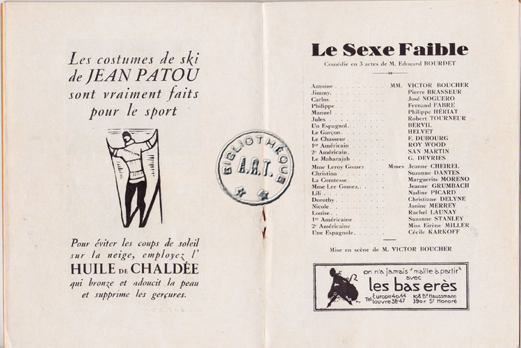 Les programmes de Théatre de l\
