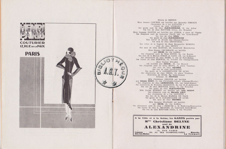 Les programmes de Théatre de l\
