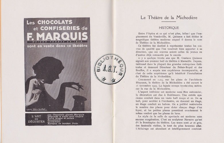 Les programmes de Théatre de l\