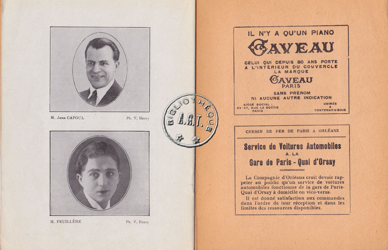 Les programmes de Théatre de l\