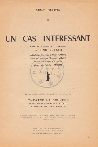 Les programmes de Théatre de l\